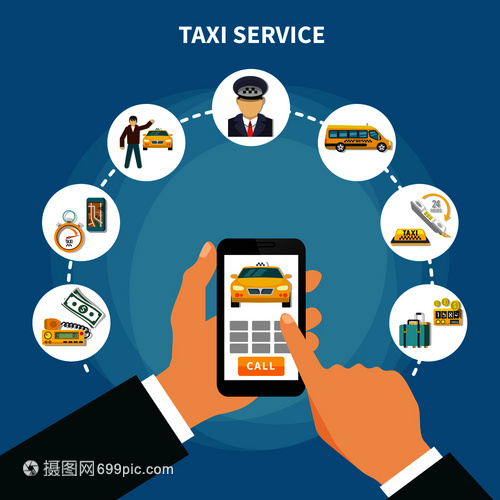 智慧出行新紀元 出租車圓形圖標與智能手機應用的融合